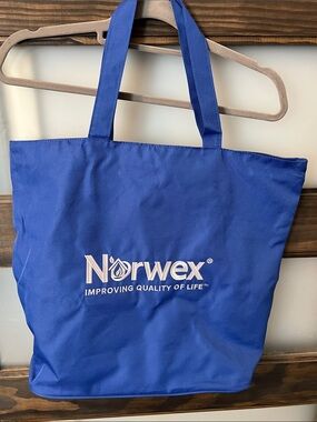 Norwex Blue Logo Tote with Embroidered Branding